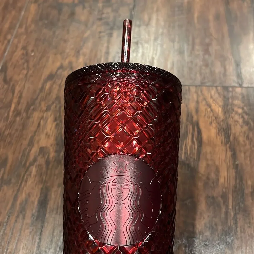 Starbucks burgundy cup